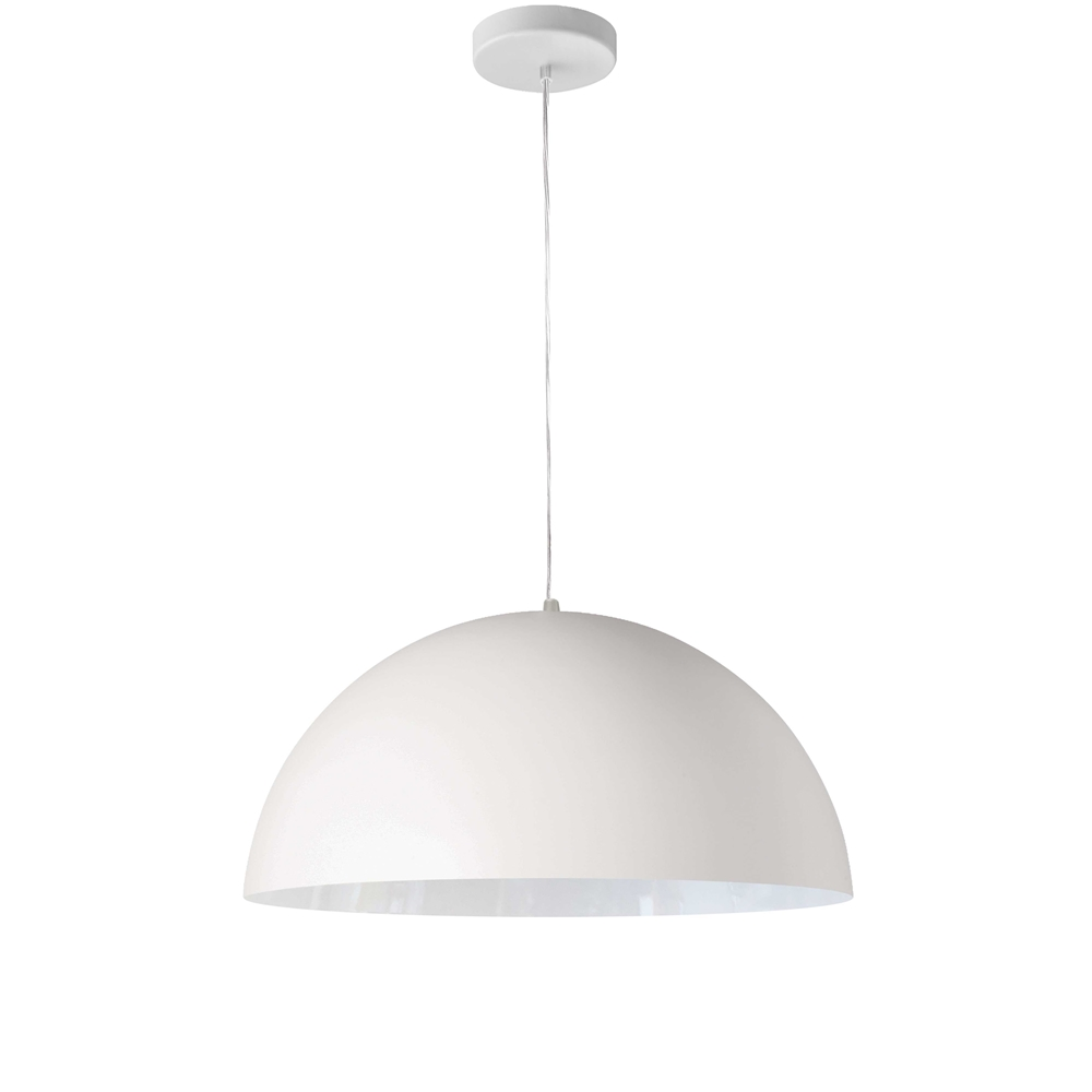 Dainolite Ofelia Pendant Light - 1-Light - 16-in X 8-in - Matte White 3 Dainolite Ofelia Pendant Light - 1-Light - 16-in X 8-in - Matte White