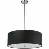 Dainolite Everly Pendant Light - 4-Light - 20-in X 5-in - Polished Chrome/Black 2 Dainolite Everly Pendant Light - 4-Light - 20-in X 5-in - Polished Chrome/Black -Dainolite Shop 330733915 MainImage 001