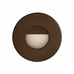 Dainolite Signature Round Wall Light - LED - 3.65-in - Bronze