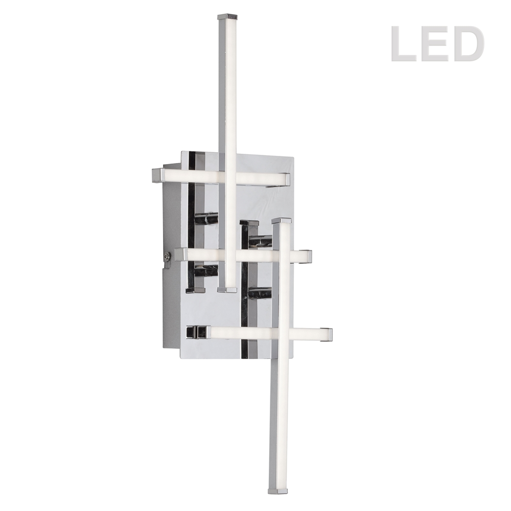 Dainolite Summit Wall Sconce - 5-Light - 18-in - Polished Chrome 3 Dainolite Summit Wall Sconce - 5-Light - 18-in - Polished Chrome
