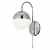 Dainolite Dayana Wall Sconce - 1-Light - 7-in - Polished Chrome