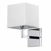 Dainolite Signature Wall Sconce - 1-Light - 6-in - Polished Chrome And White