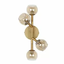 Dainolite Tanglewood Wall Sconce - 4-Light - 9.5-in - Vintage Bronze