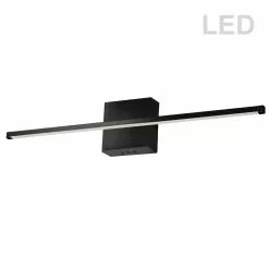 Dainolite Array Wall Sconce - 1-Light - 36-in - Matte Black