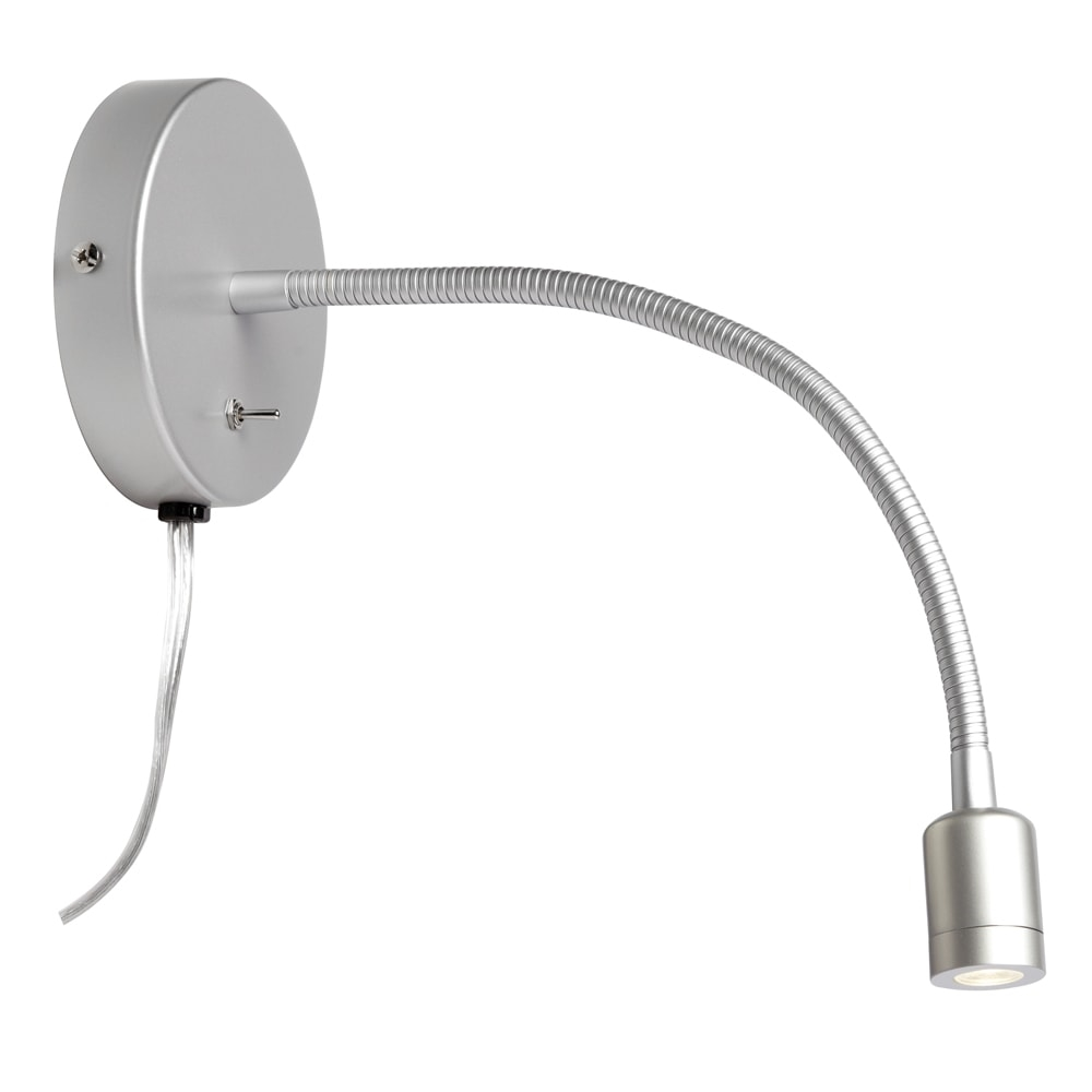 Dainolite 4.5-in H LED Wall Lamp - Silver 3 Dainolite 4.5-in H LED Wall Lamp - Silver