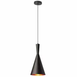 Dainolite Helsinki Pendant Light - 1-Light - Matte Black -Dainolite Shop 330762529 MainImage 001