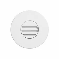 Dainolite 3.65-in H Indoor/Outdoor LED Wall Light - Round - White