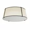 Dainolite 1-Pack Trapezoid 22-in Cream Modern/Contemporary Incandescent Flush Mount Light -Dainolite Shop 330844763 MainImage 001
