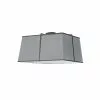Dainolite 1-Pack Trapezoid 16-in Grey Modern/Contemporary Incandescent Flush Mount Light 1 Dainolite 1-Pack Trapezoid 16-in Grey Modern/Contemporary Incandescent Flush Mount Light -Dainolite Shop 330844767 MainImage 001
