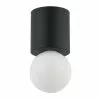 Dainolite Theron 4.75-in Matte Black Modern/Contemporary Incandescent Flush Mount Light 1 Dainolite Theron 4.75-in Matte Black Modern/Contemporary Incandescent Flush Mount Light -Dainolite Shop 330844776 MainImage 001