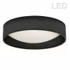 Dainolite 1-Pack 15-in Black/Clear Modern/Contemporary Integrated LED Flush Mount Light 2 Dainolite 1-Pack 15-in Black/Clear Modern/Contemporary Integrated LED Flush Mount Light -Dainolite Shop 330844824 MainImage 001