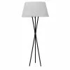 Dainolite Gabriela 61.5-in Matte Black Tripod Floor Lamp With White Shade -Dainolite Shop 330844830 MainImage 001