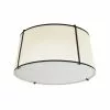 Dainolite Trapezoid 16-in Cream Modern/Contemporary Incandescent Flush Mount Light -Dainolite Shop 330844834 MainImage 001