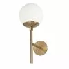 Dainolite 10.5-in W Dayana 1-Light Aged Brass De Style Moderne/traditionnel Halogen Wall Sconce