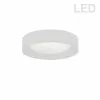 Dainolite 1-Pack 11-in White Modern/Contemporary Integrated LED Flush Mount Light