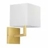 Dainolite 7.5-in W Lucas 1-Light Aged Brass Modern Incandescent Wall Sconce