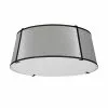 Dainolite 1-Pack Trapezoid 22-in Grey Modern/Contemporary Incandescent Flush Mount Light -Dainolite Shop 330844984 MainImage 001