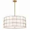 Dainolite Alcala Transitional Aged Brass 25-in Pendant Light