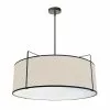 Dainolite Trapezoid Modern/Contemporary Cream And Black 24-in Pendant Light 1 Dainolite Trapezoid Modern/Contemporary Cream And Black 24-in Pendant Light -Dainolite Shop 330845021 MainImage 001