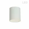 Dainolite 1-Pack Echo 5.12-in Matte White Modern/Contemporary Integrated LED Flush Mount Light -Dainolite Shop 330845022 MainImage 001