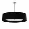 Dainolite Helena Modern/Contemporary Black 34-in Pendant Light