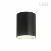 Dainolite 1-Pack Echo 5.12-in Matte Black Modern/Contemporary Integrated LED Flush Mount Light -Dainolite Shop 330845134 MainImage 001