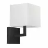 Dainolite 7.5-in W Lucas 1-Light Matte Black Modern Incandescent Wall Sconce 1 Dainolite 7.5-in W Lucas 1-Light Matte Black Modern Incandescent Wall Sconce -Dainolite Shop 330845142 MainImage 001