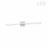 Dainolite Arandel 1-Light 35.5-in Chrome Modern Vanity Light