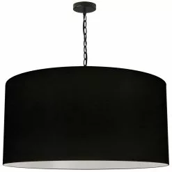 Dainolite Braxton Transitional Black 32-in Pendant Light
