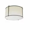 Dainolite 1-Pack Trapezoid 12-in Cream Modern/Contemporary Incandescent Flush Mount Light -Dainolite Shop 330845228 MainImage 001