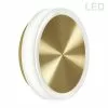 Dainolite 1.5-in W Topaz 1-Light Aged Brass Modern LED Wall Sconce