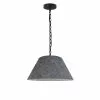 Dainolite Brynn Transitional Grey 14-in Pendant Light