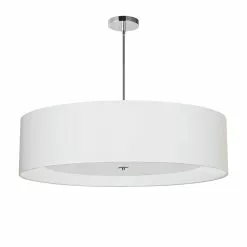 Dainolite Helena Modern/Contemporary White 34-in Pendant Light