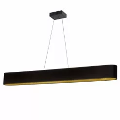Dainolite Aubrey Modern/Contemporary Black And Gold 51-in LED Pendant Light