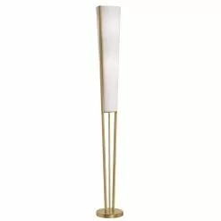 Dainolite Emotions 61-in Aged Brass Floor Lamp