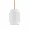 Dainolite Priya 10-in White 1-Light Modern/Contemporary Kitchen Island Light
