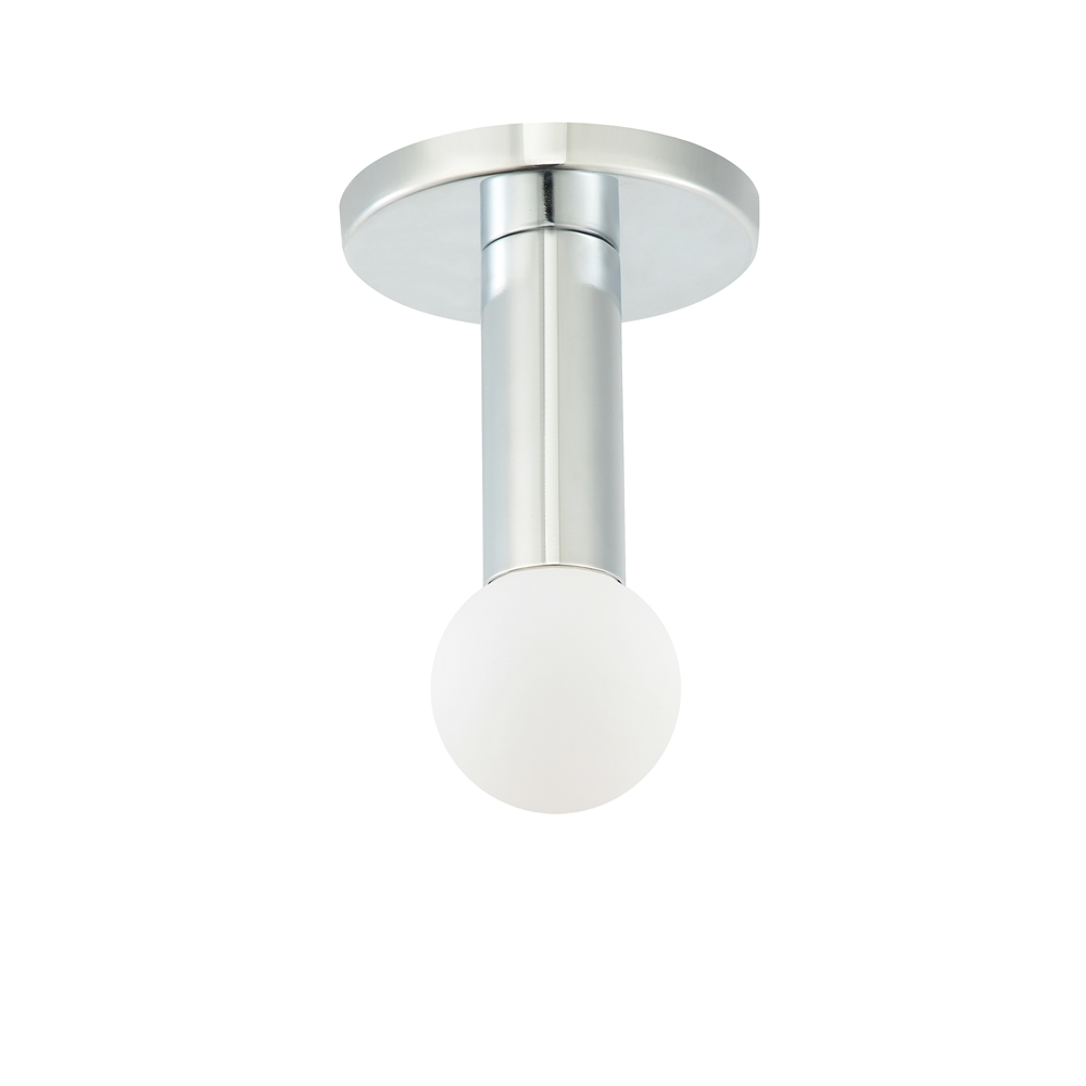 Dainolite Adams 4.75-in Polished Chrome Contemporary/Modern LED Flush Mount Light 3 Dainolite Adams 4.75-in Polished Chrome Contemporary/Modern LED Flush Mount Light