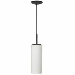 Dainolite Paza 4-in White 1-Light Modern/Contemporary Kitchen Island Light