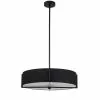 Dainolite Preston 20.75-in Black 4-Light Modern/Contemporary Pendant Light