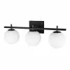 Dainolite Vivaldi 3-Light Black Transitional Vanity Light -Dainolite Shop 331051883 MainImage 001