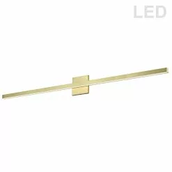 Dainolite Arandel 1-Light Aged Brass Modern/Contemporary Vanity Light