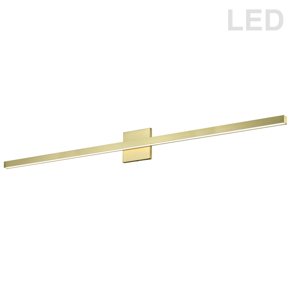 Dainolite Arandel 1-Light Aged Brass Modern/Contemporary Vanity Light 3 Dainolite Arandel 1-Light Aged Brass Modern/Contemporary Vanity Light
