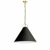 Dainolite Princeton 24-in Black 1-Light Modern/Contemporary Kitchen Island Light