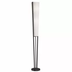 Dainolite Emotions 61-in Black Floor Lamp