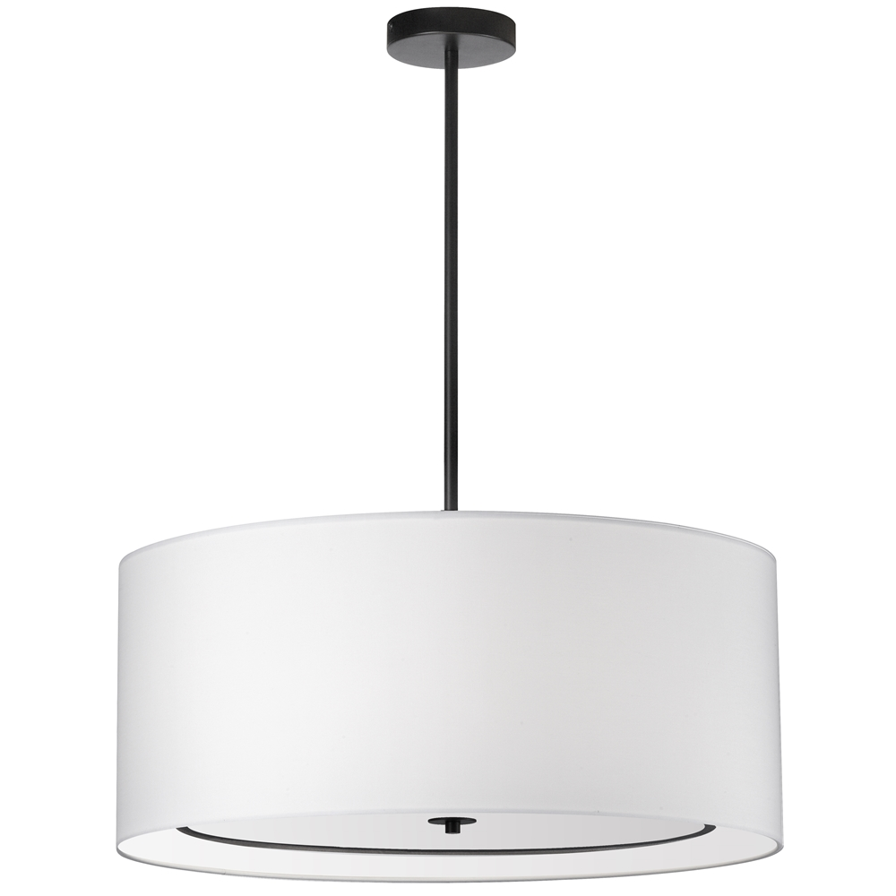 Dainolite Porscha 30-in White 4-Light Modern/Contemporary Pendant Light 3 Dainolite Porscha 30-in White 4-Light Modern/Contemporary Pendant Light