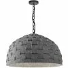 Dainolite Priscilla 24-in Grey 1-Light Modern/Contemporary Pendant Light -Dainolite Shop 331051960 MainImage 001