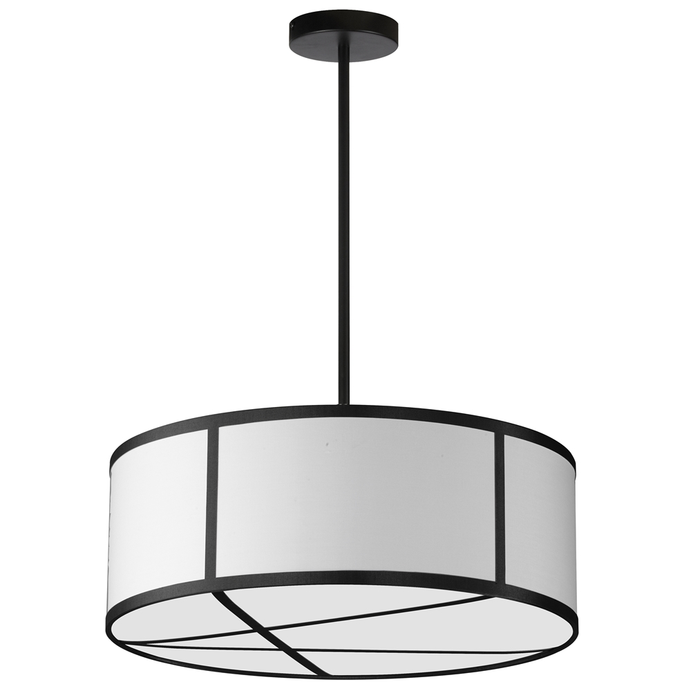 Dainolite Pernia 19-in Black 4-Light Modern/Contemporary Pendant Light 3 Dainolite Pernia 19-in Black 4-Light Modern/Contemporary Pendant Light