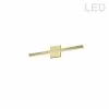 Dainolite Arandel 1-Light Brass Modern/Contemporary Vanity Light