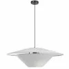 Dainolite Poseidon 24-in White 1-Light Modern/Contemporary Kitchen Island Light