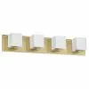 Dainolite Verona 4-Light Brass Modern/Contemporary Vanity Light -Dainolite Shop 331052031 MainImage 001